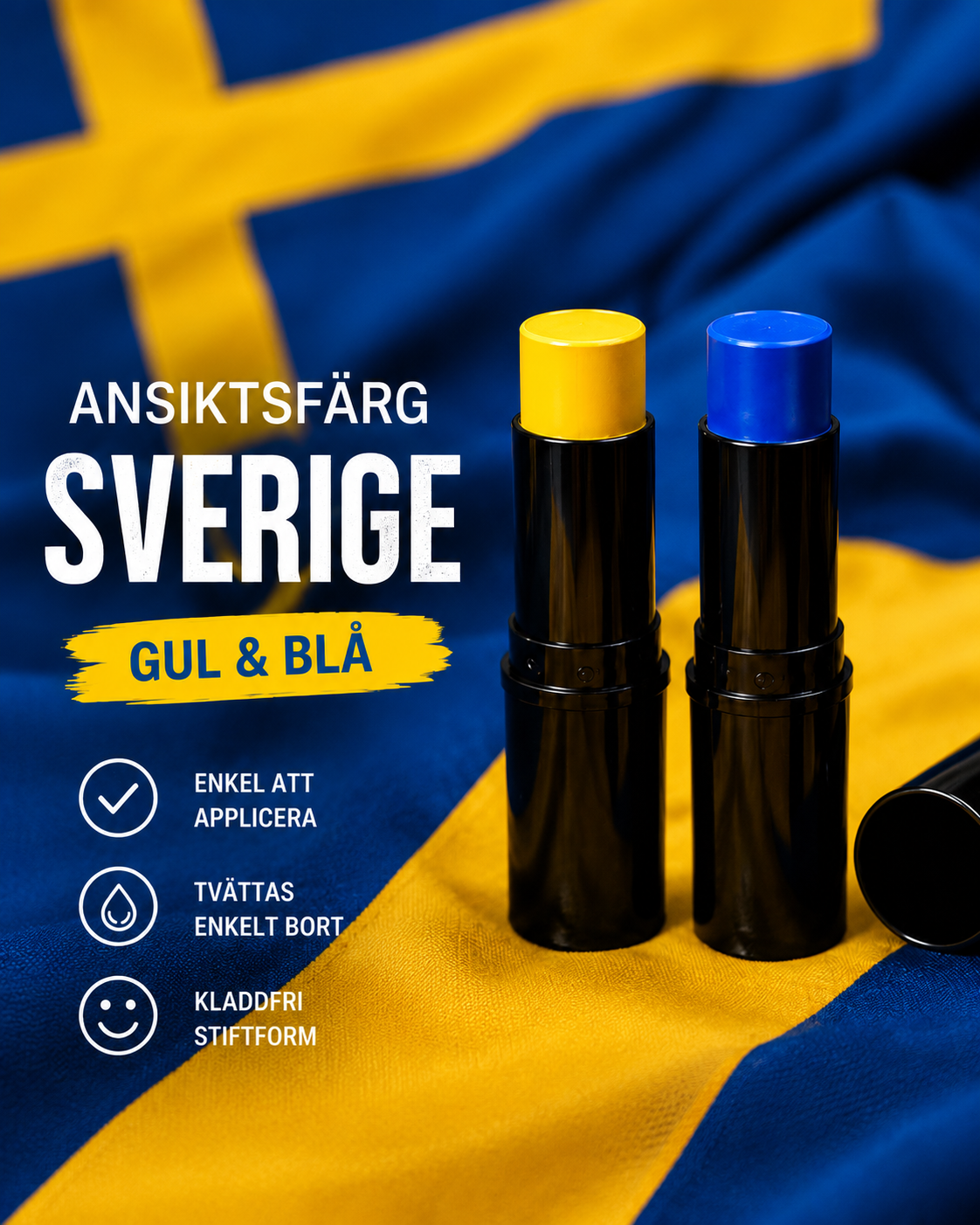 Ansiktsfärg Sverige