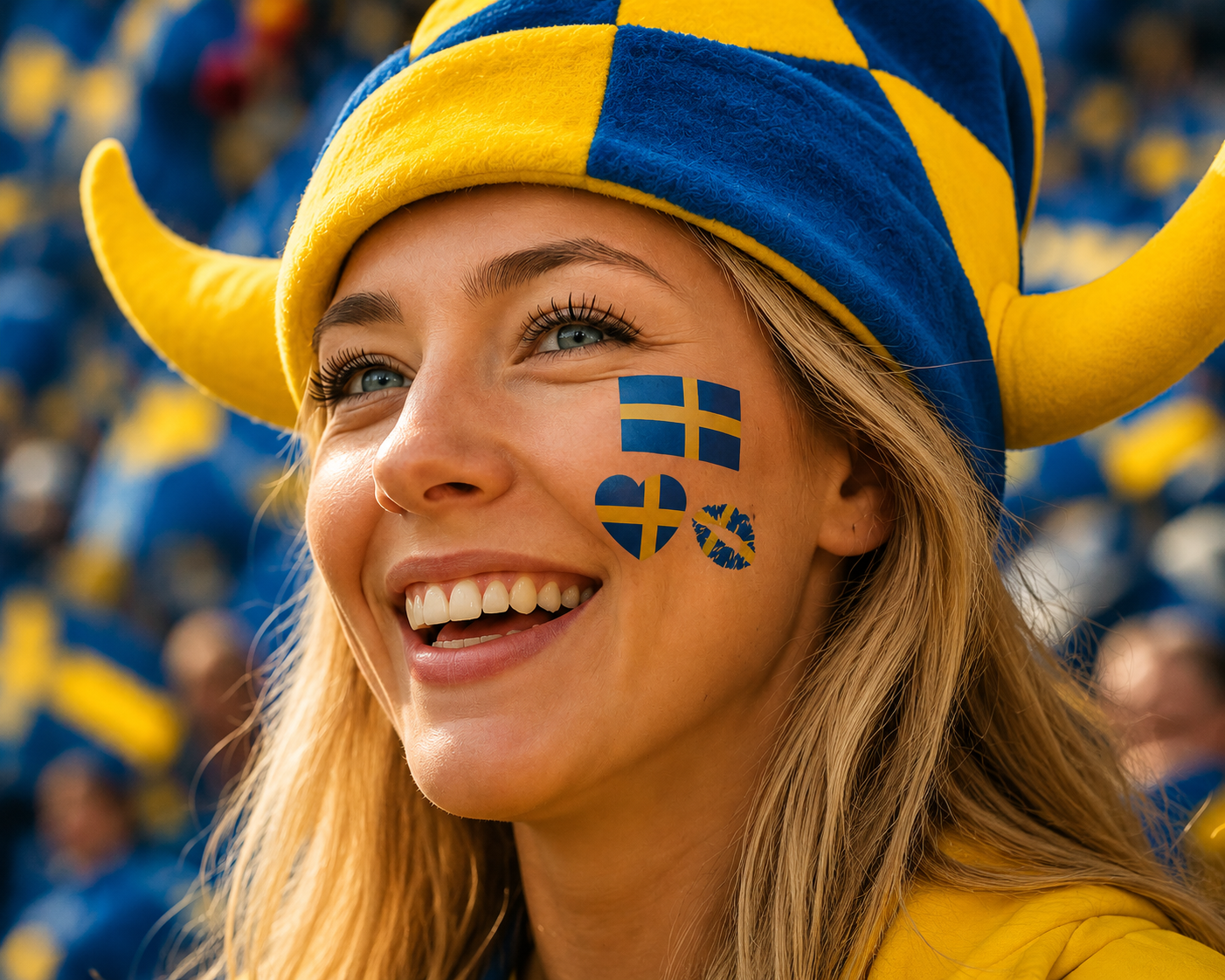 🇸🇪 Sverige Tatuering – Supporterpaket