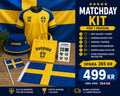 🇸🇪 Matchday Kit – För 1 person