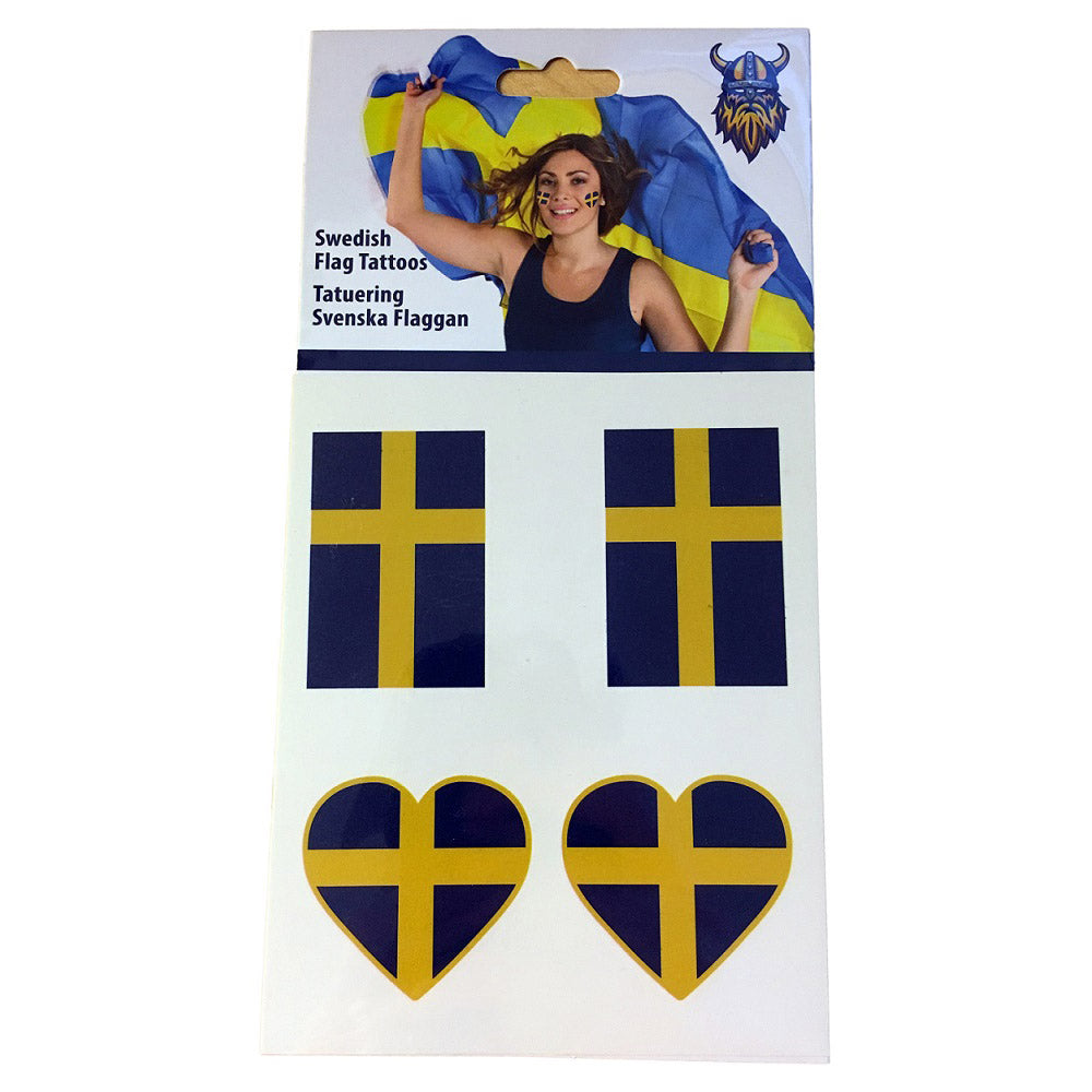 🇸🇪 Sverige Tatuering – Supporter Pack